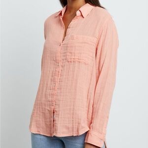 Rails Women's Peach Button Down Shirt